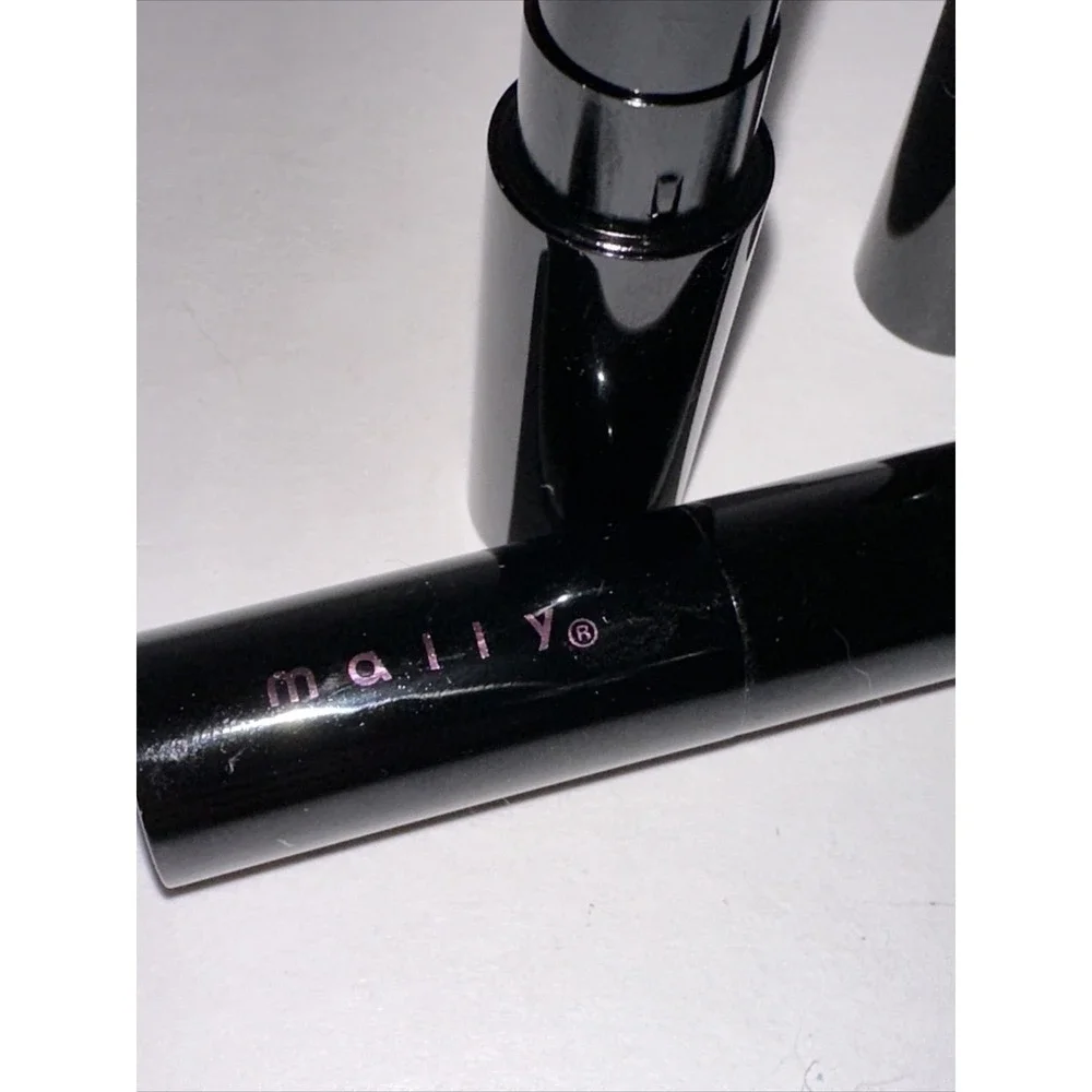 Mally Beauty Ultra Chic Lipstick PLAYFUL Shimmer Peach Pink Lot of 2 Tubes New